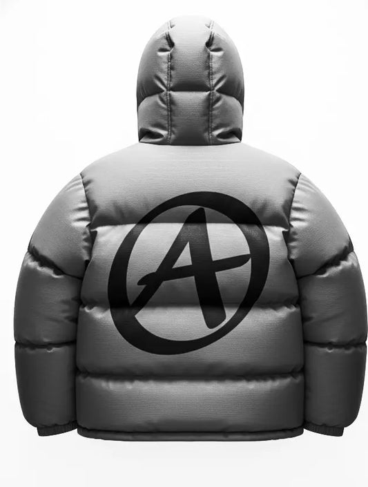 Arcatique red Puffer Jacket Signature Edition Achille paris